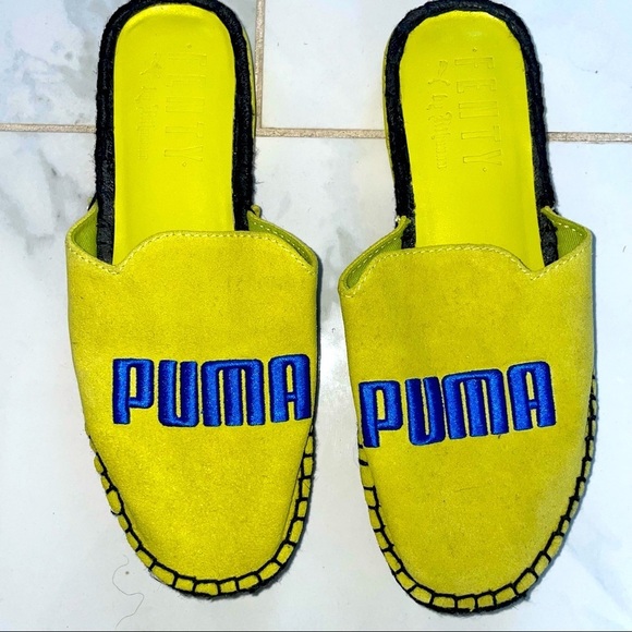 Puma Shoes - PUMA FENTY green espadrilles